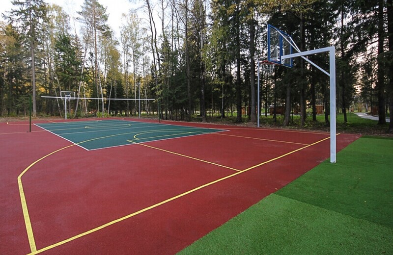Площадка для игры в волейбол и баскетбол - Площадка для игры в волейбол и баскетбол